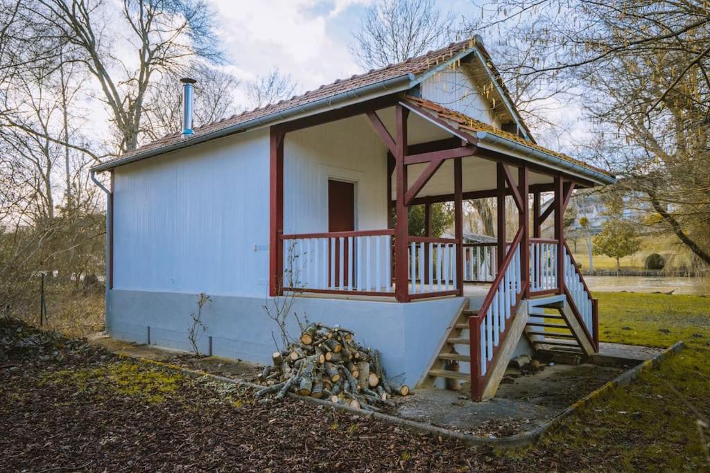 Le Chalet Du Bout Du Monde, En Bord De Riviere ! Grez-sur-Loing Екстер'єр фото